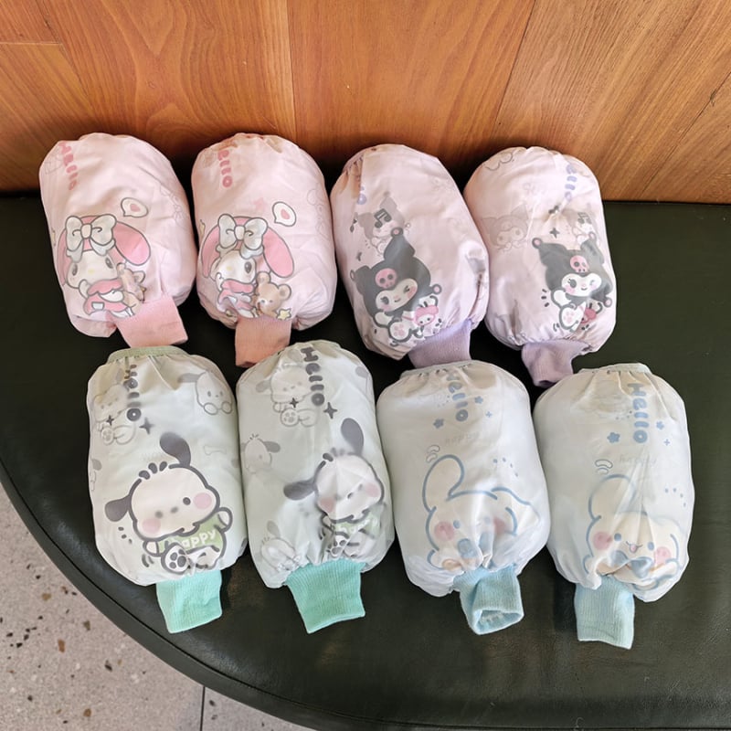 Bērnu rokas piedurknes ar karikatūras zīmējumu, ūdensnecaurlaidīgas, no neilona, vecuma grupa 3–13, abiem dzimumiem