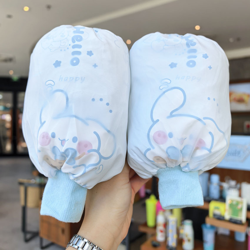 Bērnu rokas piedurknes ar karikatūras zīmējumu, ūdensnecaurlaidīgas, no neilona, vecuma grupa 3–13, abiem dzimumiem