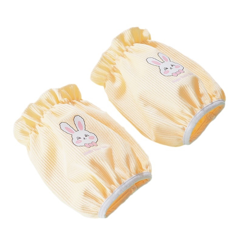 Bērnu ūdensnoturīgas piedurknes ar karikatūras druku, Corduroy materiāls, vecums 1–3 gadi, sezonas ziema, pavasaris, rudens.