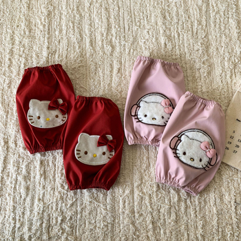 Bērnu piedurknēm aizsargājošs uzklājs, ziemas sezona, karikatūru raksts, audums (pret netīrumiem; vecums 1–3 gadi)