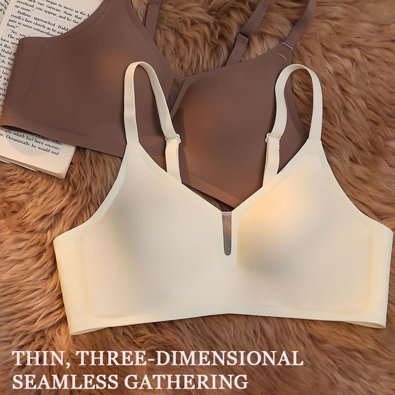 Szemleges lift melltartó kismellűeknek – vezeték nélküli, 3/4 kosár, közepes formázó kosár, rögzített dupla pántok, hátul három sor kapocs