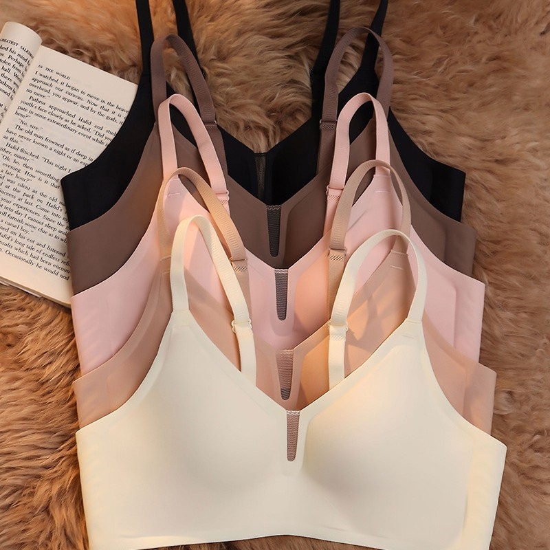 Szemleges lift melltartó kismellűeknek – vezeték nélküli, 3/4 kosár, közepes formázó kosár, rögzített dupla pántok, hátul három sor kapocs