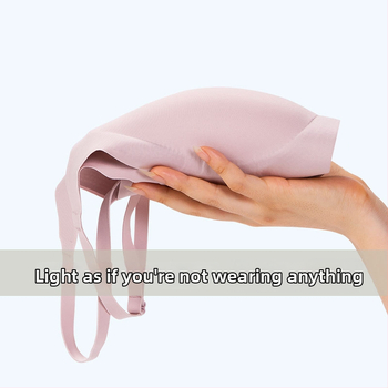 Nailona bezvadu krūšturis ar fiksētām kaussēm, viengabala dizains, muguras trīs rindu sprādze, bezšuvju pildījums ar putām