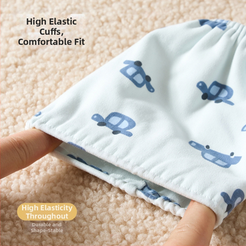 Bērnu piedurņu aizsargs - pret netīrumiem, unisex, karikatūras raksts, 0–3 gadi, 2025. gada ziema