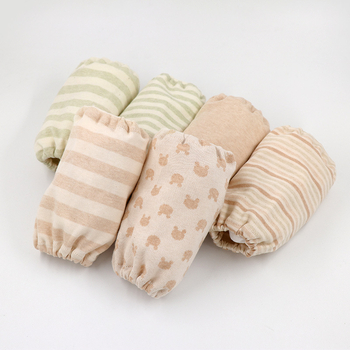 Bērnu roku piedurknes no 100% kokvilnas, svītrainas, visu sezonu, pret netīrumiem, vecuma diapazonam 0–8 gadi, Yan Heart Sky