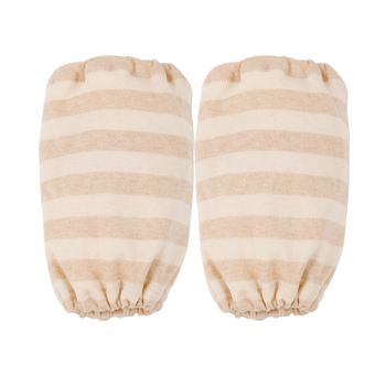 Bērnu roku piedurknes no 100% kokvilnas, svītrainas, visu sezonu, pret netīrumiem, vecuma diapazonam 0–8 gadi, Yan Heart Sky