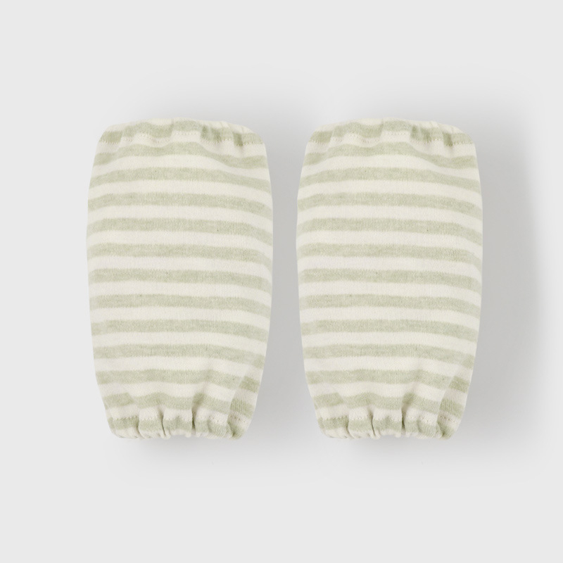 Bērnu roku piedurknes no 100% kokvilnas, svītrainas, visu sezonu, pret netīrumiem, vecuma diapazonam 0–8 gadi, Yan Heart Sky