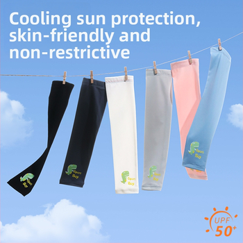 Gyerekek napvédő karpántok ice silk anyagból, nejlon alapú, vékony és lélegző, nyári kültéri használatra