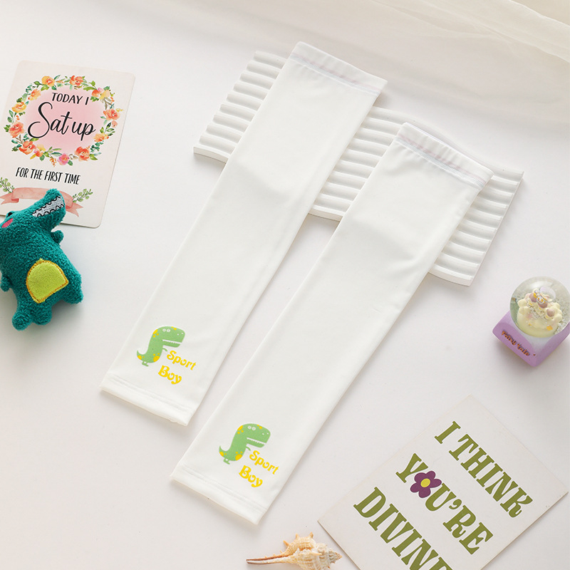 Παιδικά μανίκια προστασίας από τον ήλιο με ύφασμα ice silk, νάιλον βάση, λεπτά και διαπνέοντα για εξωτερική χρήση το καλοκαίρι