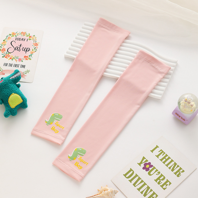 Παιδικά μανίκια προστασίας από τον ήλιο με ύφασμα ice silk, νάιλον βάση, λεπτά και διαπνέοντα για εξωτερική χρήση το καλοκαίρι