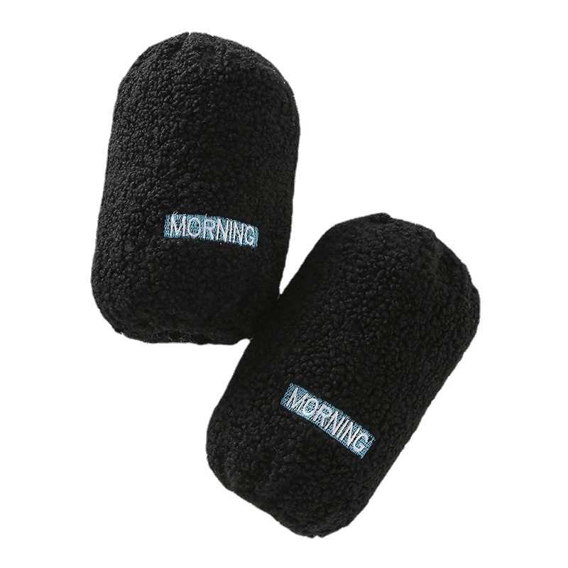 Μανσέτα βραχίονα με αντι-λερωτικό φινίρισμα, παχιά Teddy Velvet, κορεατικού στυλ, μοτίβο λουλούδια/χορτά/φυτά, για γυναίκες και παιδιά