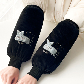 Προστατευτικό μανίκι από φλανέλα, κατά της βρωμιάς, σχέδιο καρτούν, για ενήλικες και παιδιά