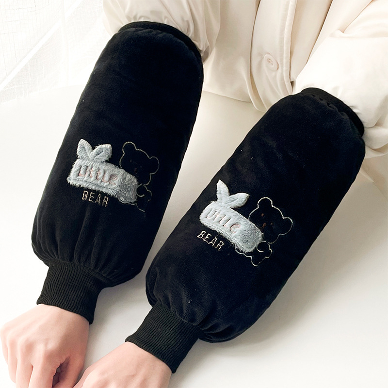 Προστατευτικό μανίκι από φλανέλα, κατά της βρωμιάς, σχέδιο καρτούν, για ενήλικες και παιδιά