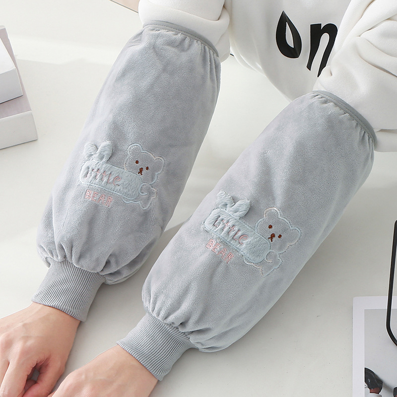 Προστατευτικό μανίκι από φλανέλα, κατά της βρωμιάς, σχέδιο καρτούν, για ενήλικες και παιδιά