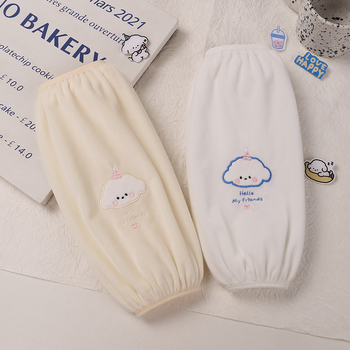 Poliészter ujjvédő kartun mintával, anti-szennyeződés, gyerekeknek és tiniknek.