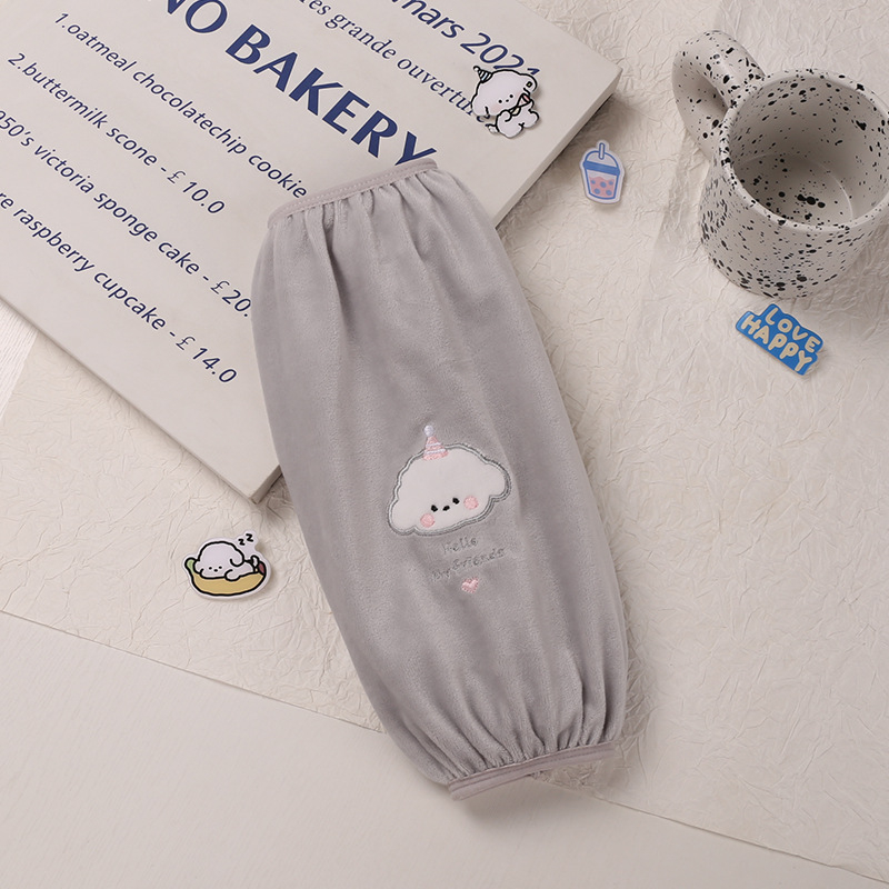 Poliészter ujjvédő kartun mintával, anti-szennyeződés, gyerekeknek és tiniknek.