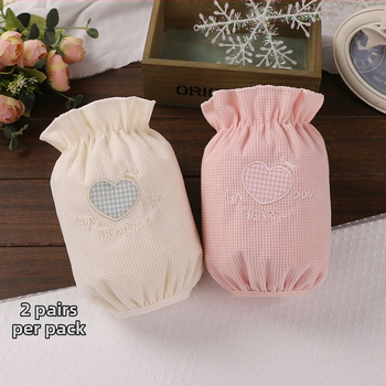 Μανίκια προστασίας από λεκέδες με σχέδιο καρό και καρδιά — μάρκα Konoha fei (υλικό: Άλλο; σχέδιο: Καρό/Καρδιά; σκοπός: Αντι-λερώματα; στυλ: Φρέσκο)