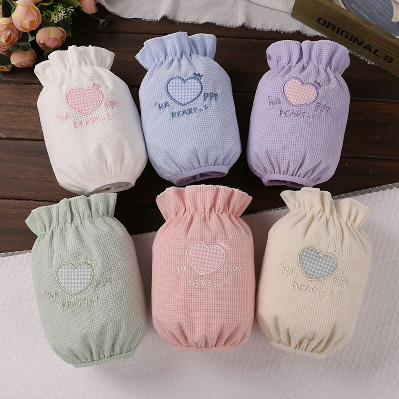 Μανίκια προστασίας από λεκέδες με σχέδιο καρό και καρδιά — μάρκα Konoha fei (υλικό: Άλλο; σχέδιο: Καρό/Καρδιά; σκοπός: Αντι-λερώματα; στυλ: Φρέσκο)