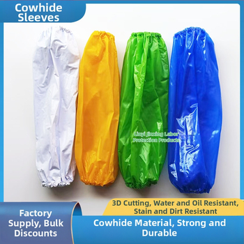 PVC μανσέτες προστασίας για οικιακή χρήση, αδιάβροχες και ανθεκτικές στο λάδι, unisex, μοντέρνος μινιμαλιστικός σχεδιασμός, μονοχρωμία