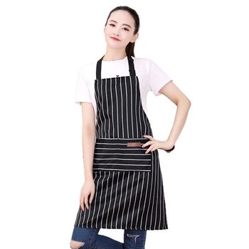 Ποδιά χωρίς μανίκια από πολυεστέρα, με ριγέ σχέδιο, αντιλερωτική, μοντέρνο μινιμαλιστικό στυλ