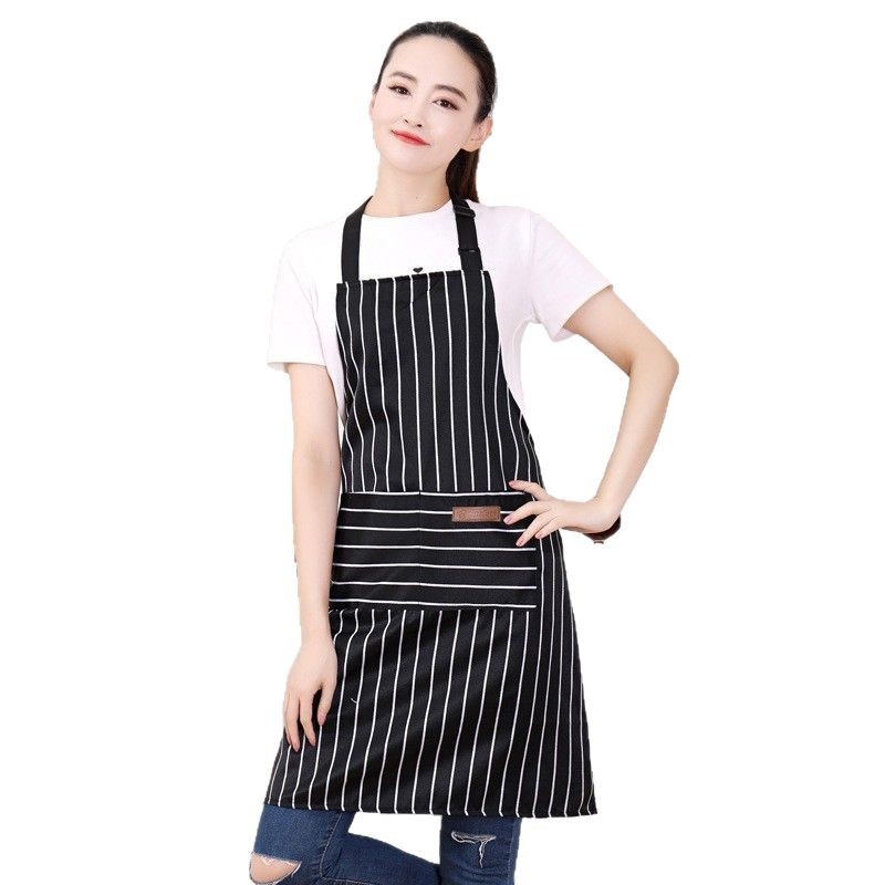 Ποδιά χωρίς μανίκια από πολυεστέρα, με ριγέ σχέδιο, αντιλερωτική, μοντέρνο μινιμαλιστικό στυλ