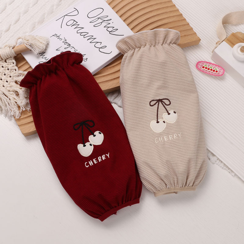 Μανίκια με μοτίβο κερασιού σε πλέξη, μινιμαλιστικό στυλ, μακριά μανίκια, ανθεκτικά στη φθορά και στους λεκέδες