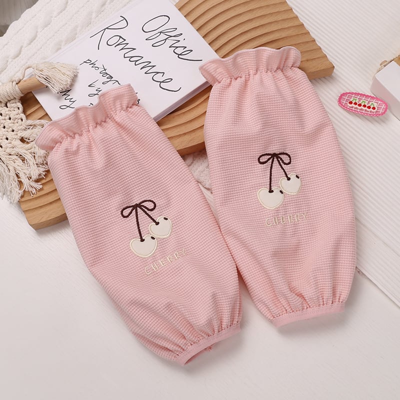 Μανίκια με μοτίβο κερασιού σε πλέξη, μινιμαλιστικό στυλ, μακριά μανίκια, ανθεκτικά στη φθορά και στους λεκέδες