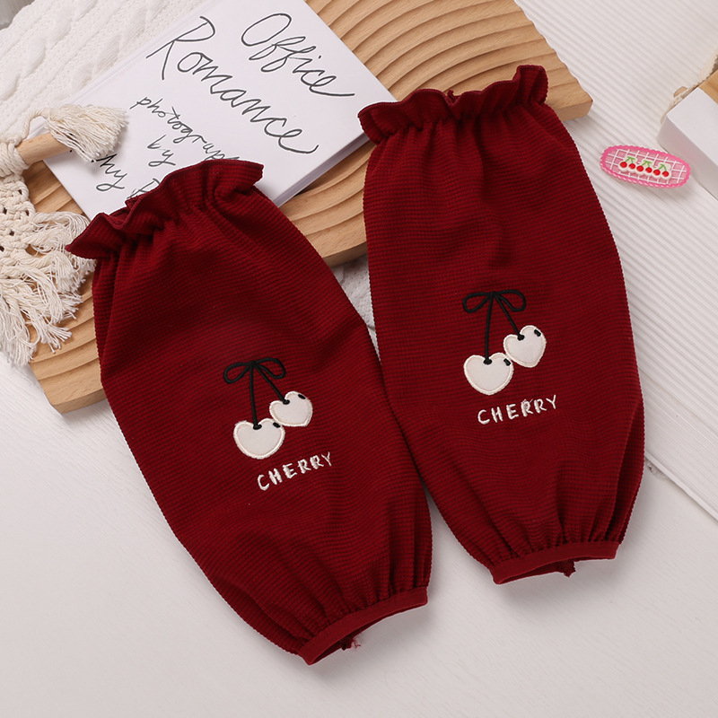 Μανίκια με μοτίβο κερασιού σε πλέξη, μινιμαλιστικό στυλ, μακριά μανίκια, ανθεκτικά στη φθορά και στους λεκέδες