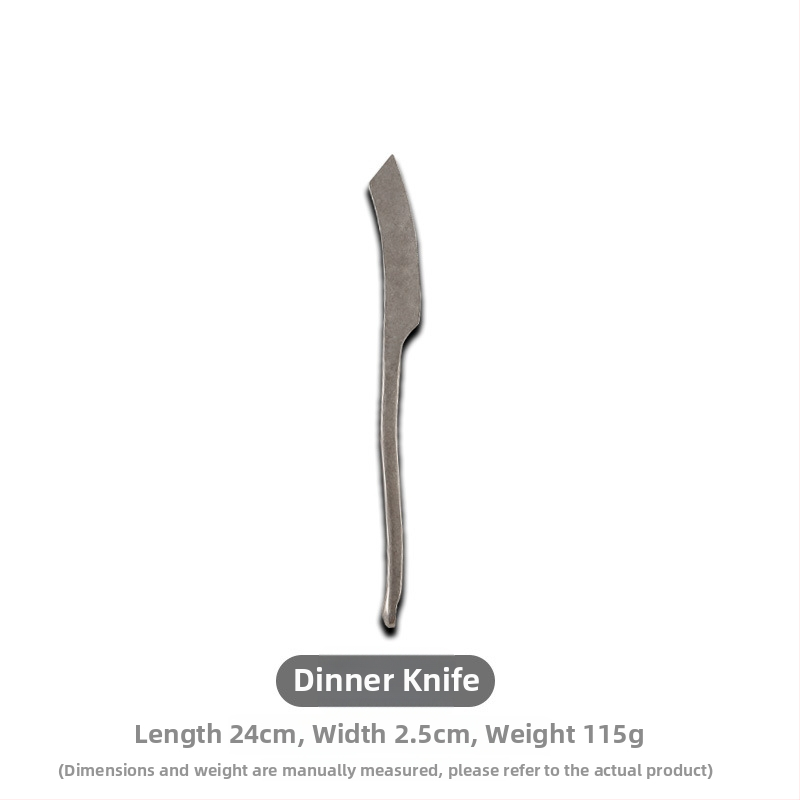 Σετ μαχαιροπίρουνα από ανοξείδωτο χάλυβα 304, vintage μοτίβο νιφάδων χιονιού – περιλαμβάνει μαχαίρι για μπριζόλα, πιρούνες, κουτάλια, κουτάλι καφέ, κουτάλι επιδορπίου και σερβιριστικό κουτάλι