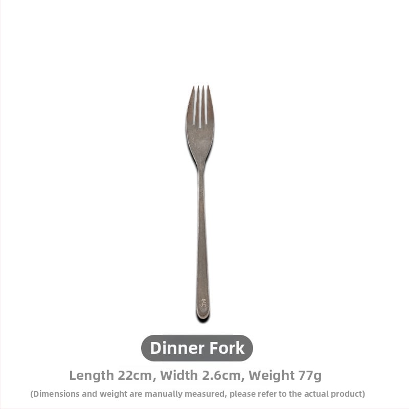 Σετ μαχαιροπίρουνα από ανοξείδωτο χάλυβα 304, vintage μοτίβο νιφάδων χιονιού – περιλαμβάνει μαχαίρι για μπριζόλα, πιρούνες, κουτάλια, κουτάλι καφέ, κουτάλι επιδορπίου και σερβιριστικό κουτάλι