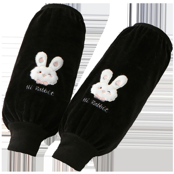 Дълги предпазни маншети за кухня, против замърсяване, фин фланел, карикатурен стил