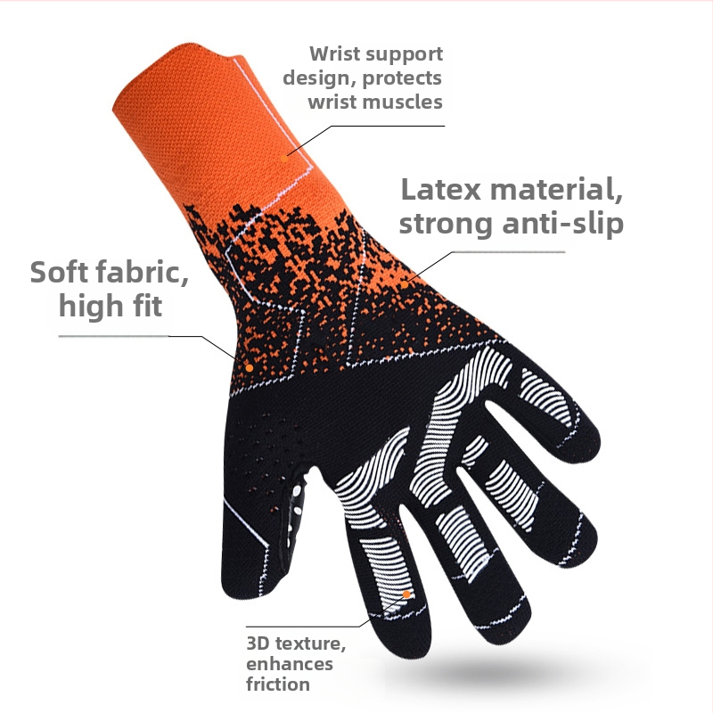 Meixia latexové rukavice brankára pre futbal - unisex, protišmykové, priedušné, profesionálne