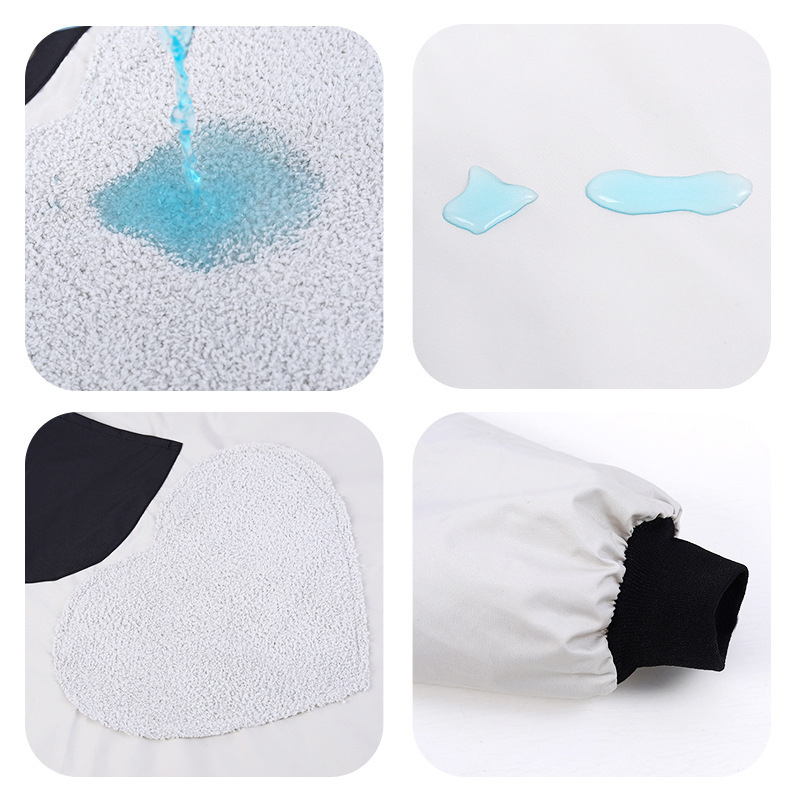 Pregača s dugim rukavima od PVC-a, vodootporna, crtani uzorak, korejski stil