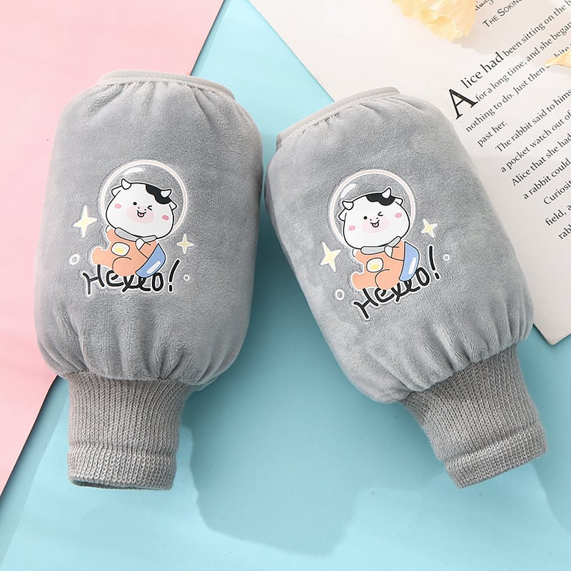 Zimske dječje rukave – karikatura uzorak, poliester-pamuk materijal, protiv prljavštine