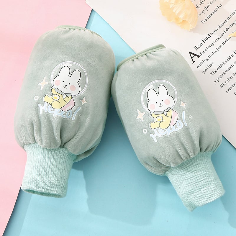 Zimske dječje rukave – karikatura uzorak, poliester-pamuk materijal, protiv prljavštine