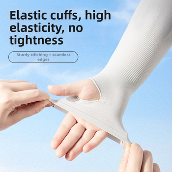 Dječje rukave za UV zaštitu s dizajnom otvorima za prste, najlonska tkanina, sadržaj najlona 80–90%, gustoća 28–34 g/m²