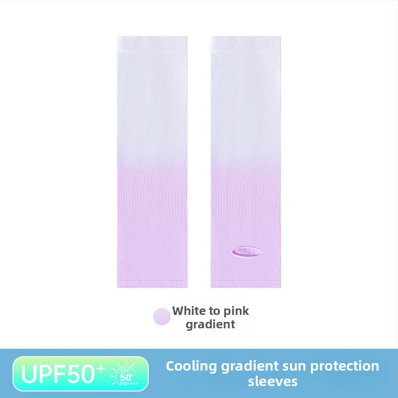 Detské UV ochranné ledové rukávy, nylonová tkanina, obsah nylonu 80–90%, hmotnosť 28–34 g/m², dizajn s otvormi pre prsty