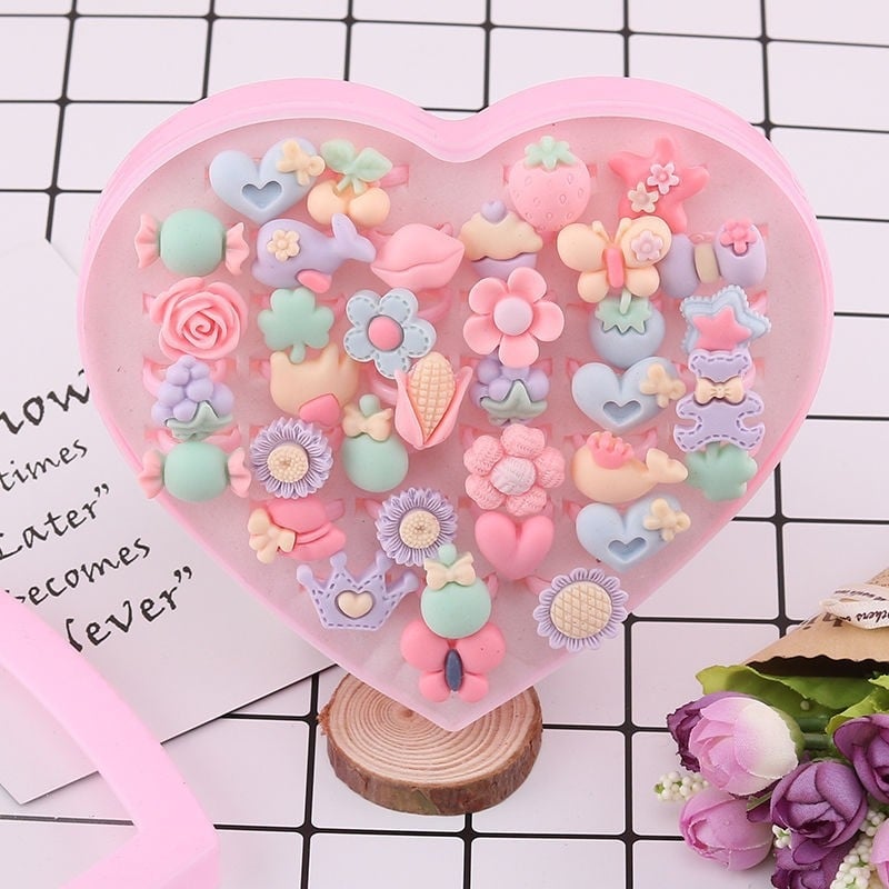 Δαχτυλίδι για παιδιά σε στυλ Πριγκίπισσα, χειροποίητο, γεωμετρικός σχεδιασμός, σειρά Πριγκίπισσα