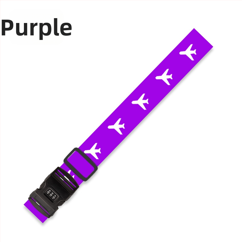 Bretea de bagaj din poliester cu încuietoare cu combinație TSA și protecție împotriva furtului