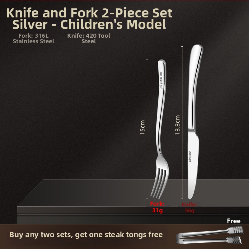 Σετ μαχαιριών, πιρουνιών και πιάτων – Ευρωπαϊκού στυλ, μοτίβο 69850, απλό στυλ, γενικού σκοπού