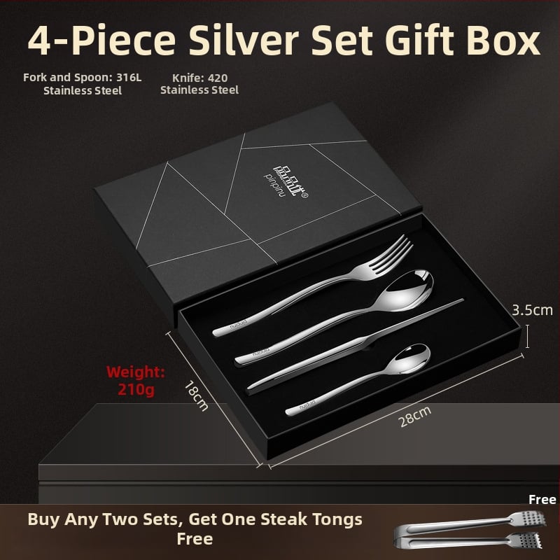 Σετ μαχαιριών, πιρουνιών και πιάτων – Ευρωπαϊκού στυλ, μοτίβο 69850, απλό στυλ, γενικού σκοπού