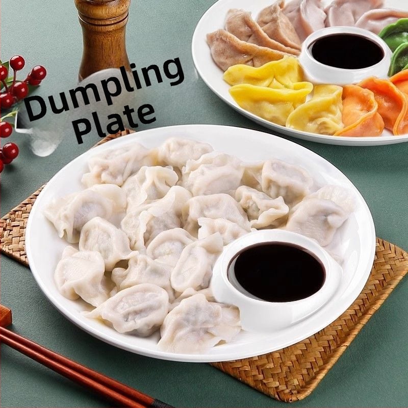 Овална меламинова плоска чиния, едночастово формована, модерен стил, подходяща за хотели