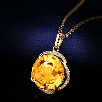 Pozlaćeni geometrijski ogrlica s privjeskom od 18k zlata, ručna izrada, pastoralni stil, unisex.