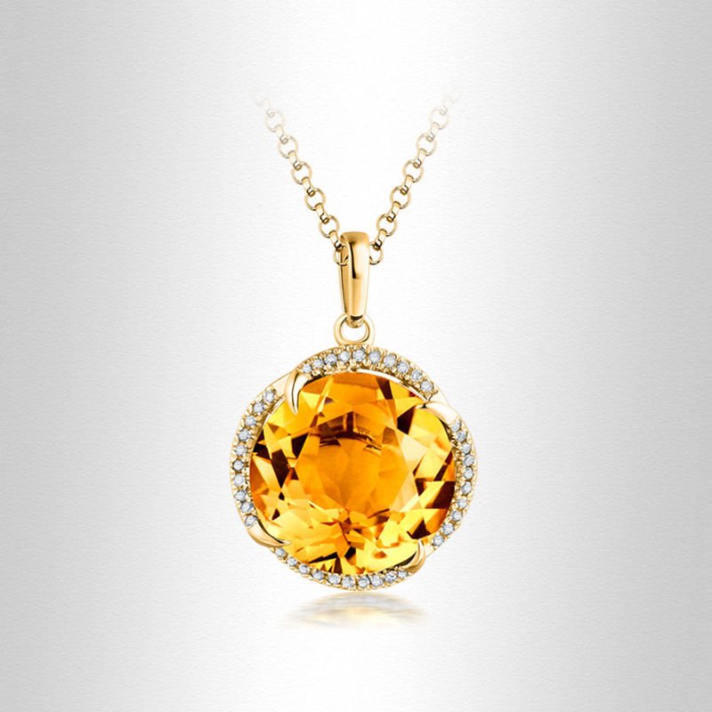 Pozlaćeni geometrijski ogrlica s privjeskom od 18k zlata, ručna izrada, pastoralni stil, unisex.