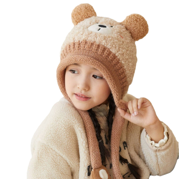 Laste kõrvakaitsega müts, plüüsist materjal, talv, 2–10 aastat, tuulekindel, Teddy ailan bränd