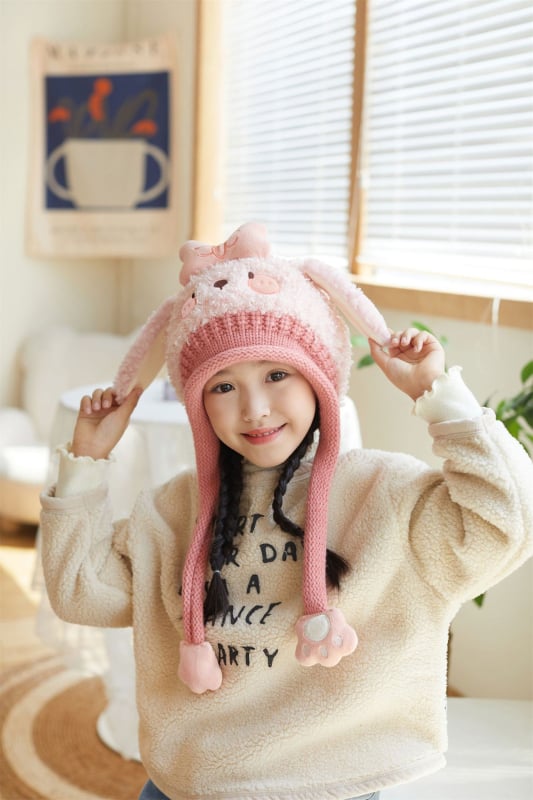 Laste kõrvakaitsega müts, plüüsist materjal, talv, 2–10 aastat, tuulekindel, Teddy ailan bränd