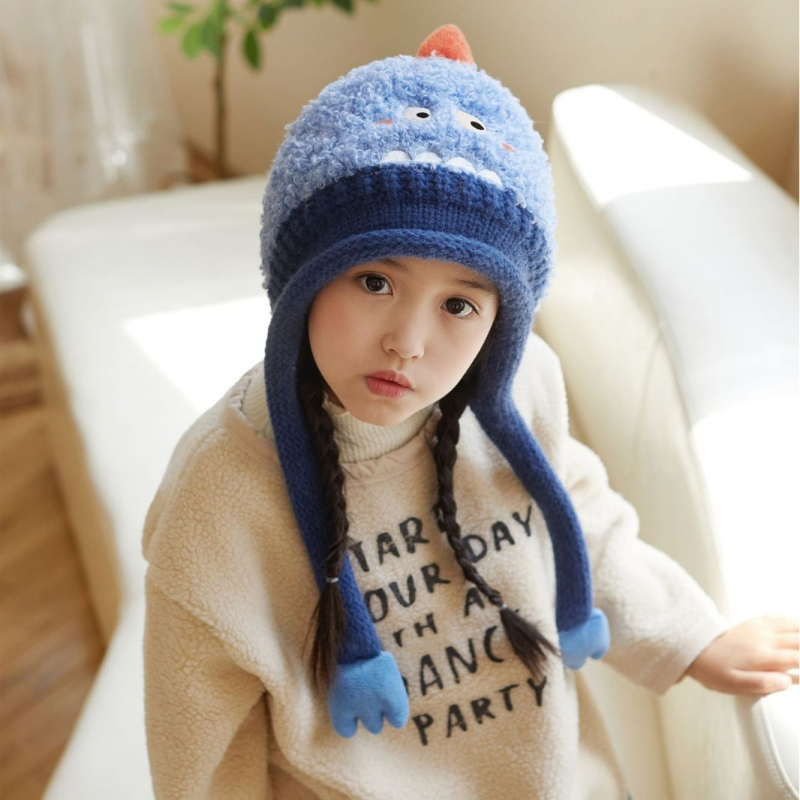 Laste kõrvakaitsega müts, plüüsist materjal, talv, 2–10 aastat, tuulekindel, Teddy ailan bränd