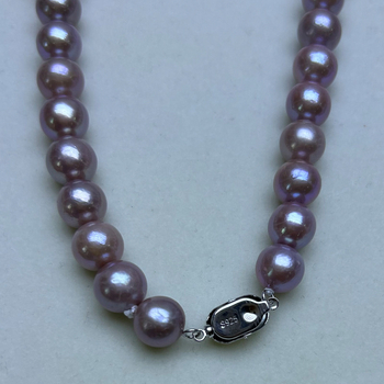 Κολιέ από μαργαριράρια γλυκού νερού, στρογγυλό σχήμα, ασημένιο 925, κυκλοφορία καλοκαίρι 2025