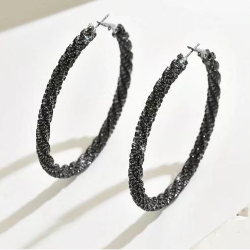 Cercei geometrici din cupru, placare electroplată, cod EH-3006