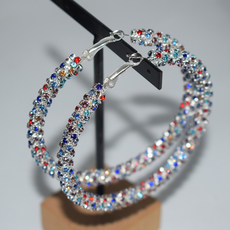 Cercei geometrici din cupru, placare electroplată, cod EH-3006